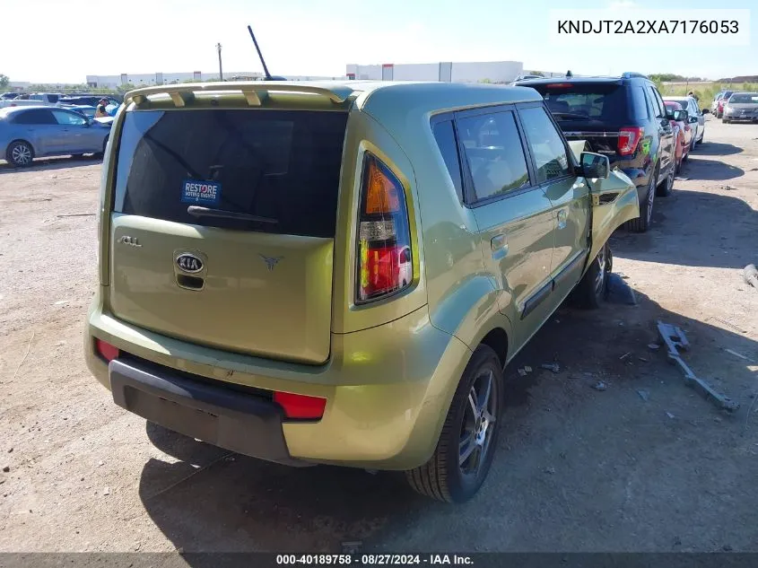 KNDJT2A2XA7176053 2010 Kia Soul +