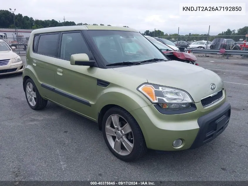 KNDJT2A26A7192850 2010 Kia Soul !