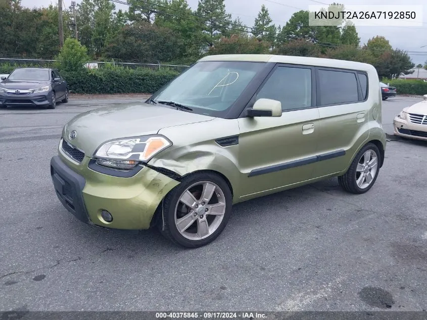 KNDJT2A26A7192850 2010 Kia Soul !