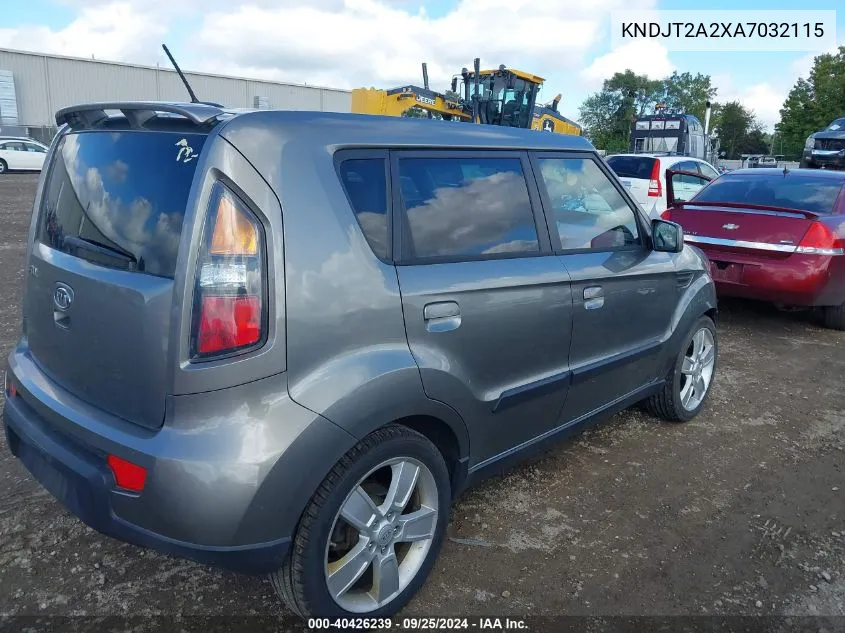 KNDJT2A2XA7032115 2010 Kia Soul Sport