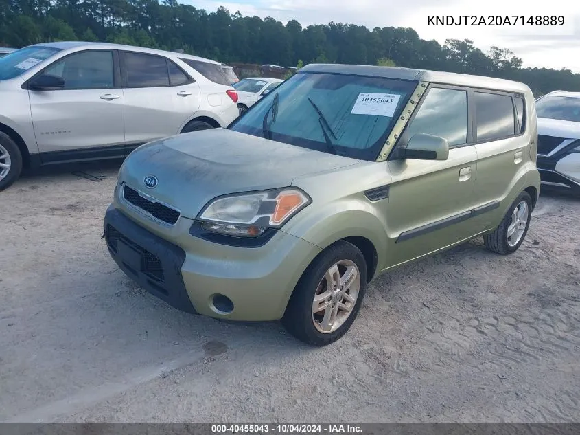 KNDJT2A20A7148889 2010 Kia Soul +