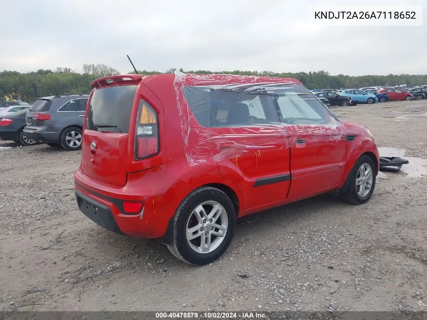 KNDJT2A26A7118652 2010 Kia Soul +