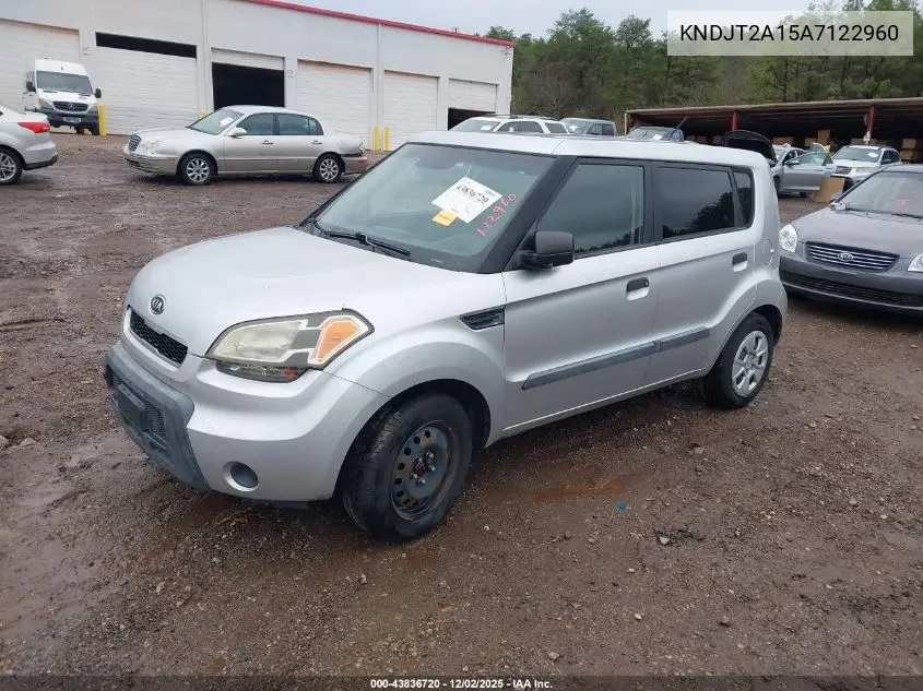 KNDJT2A15A7122960 2010 Kia Soul