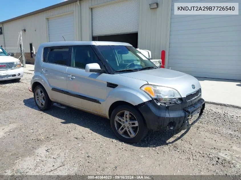 KNDJT2A29B7726540 2011 Kia Soul +