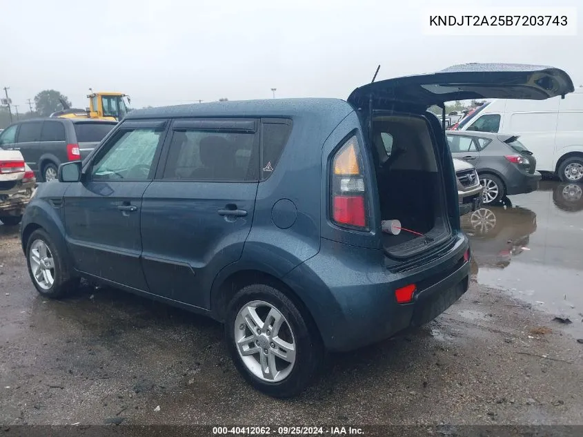 KNDJT2A25B7203743 2011 Kia Soul +