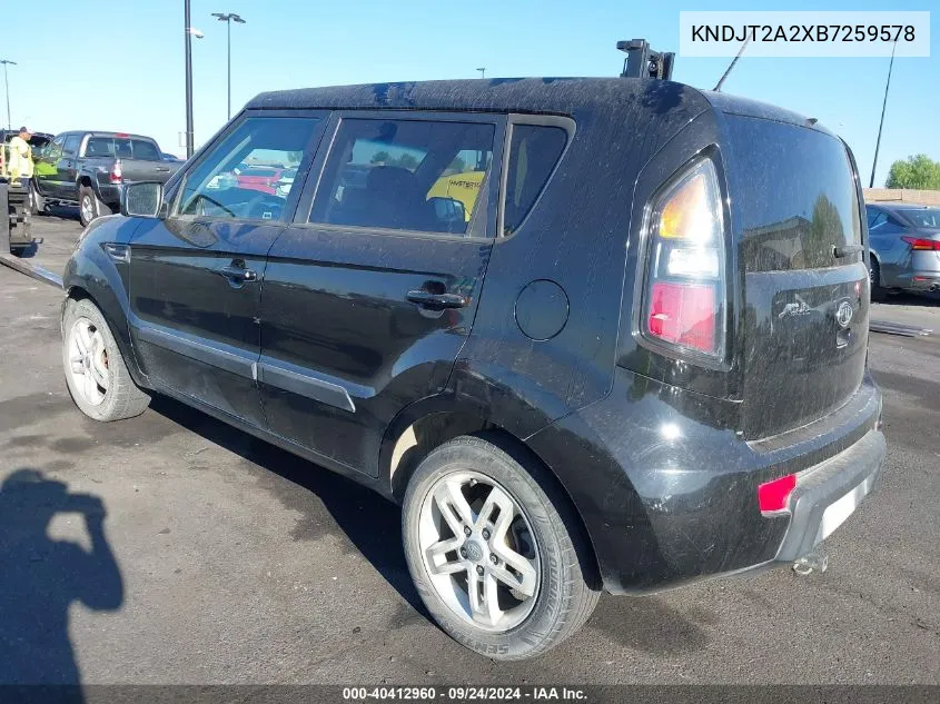 KNDJT2A2XB7259578 2011 Kia Soul +