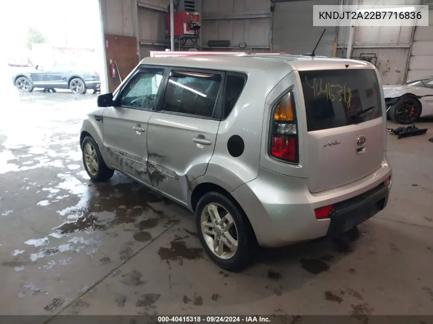 KNDJT2A22B7716836 2011 Kia Soul +