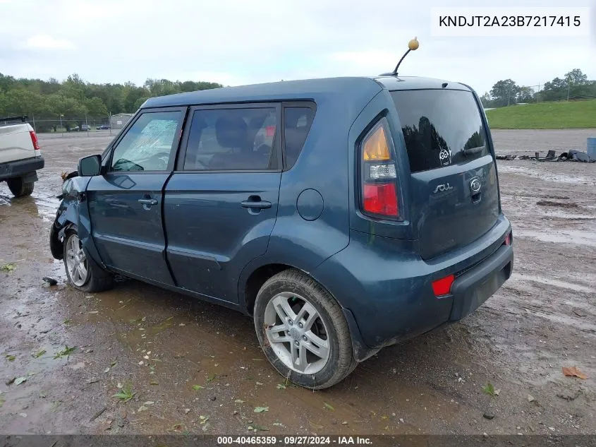 KNDJT2A23B7217415 2011 Kia Soul +