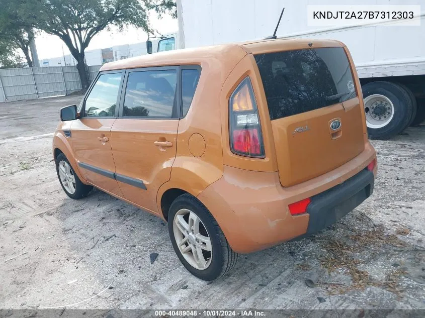 KNDJT2A27B7312303 2011 Kia Soul +