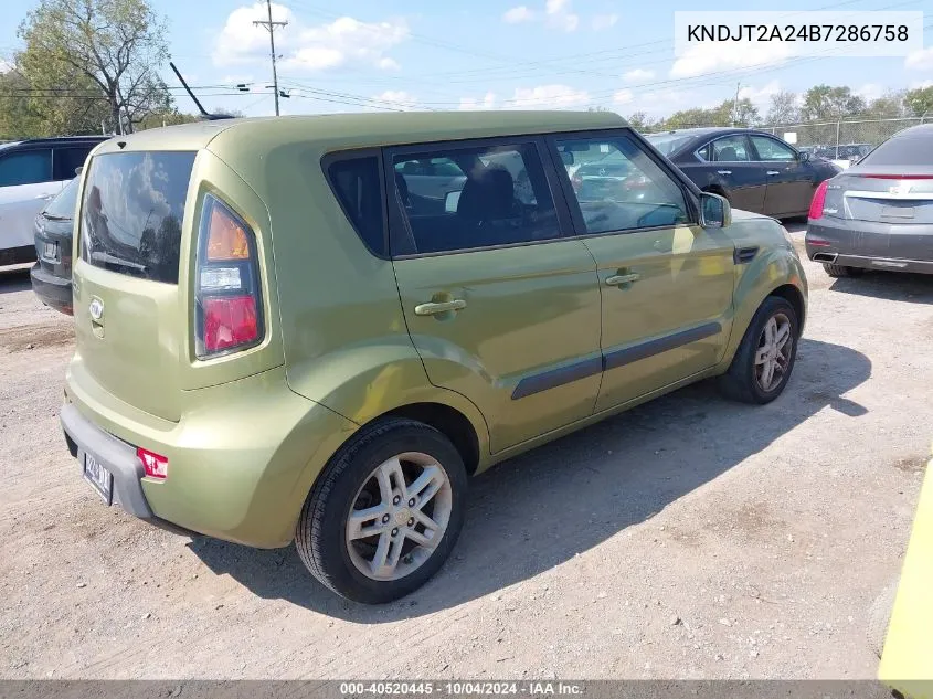 KNDJT2A24B7286758 2011 Kia Soul +