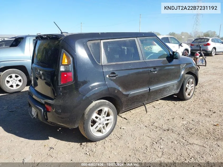 KNDJT2A22B7231192 2011 Kia Soul +