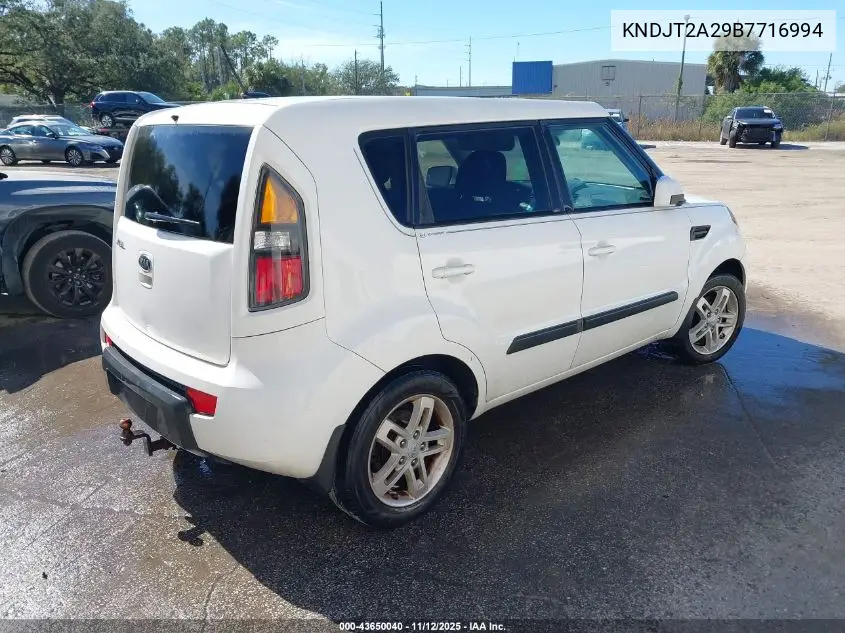 KNDJT2A29B7716994 2011 Kia Soul +