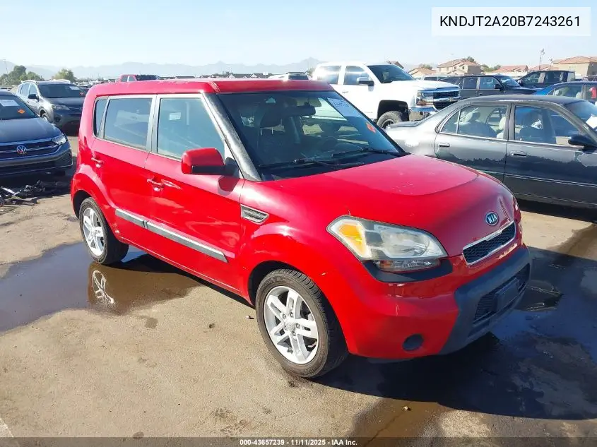 KNDJT2A20B7243261 2011 Kia Soul +