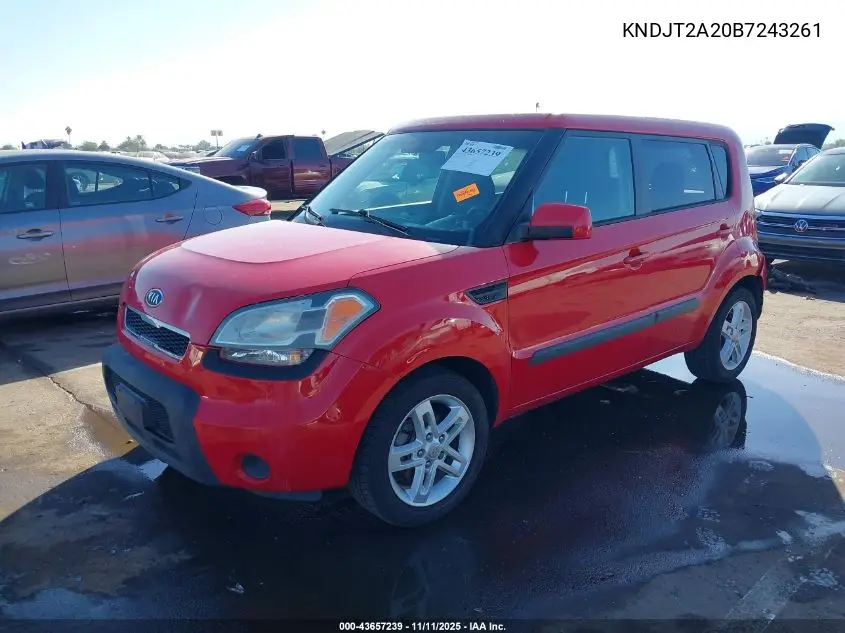KNDJT2A20B7243261 2011 Kia Soul +