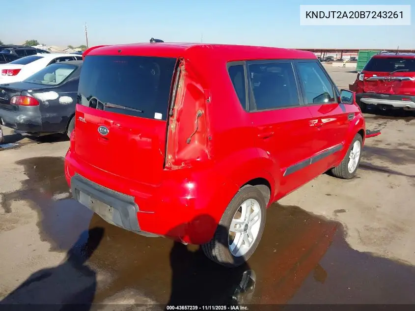 KNDJT2A20B7243261 2011 Kia Soul +