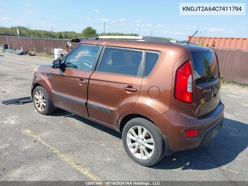 KNDJT2A64C7411794 2012 Kia Soul