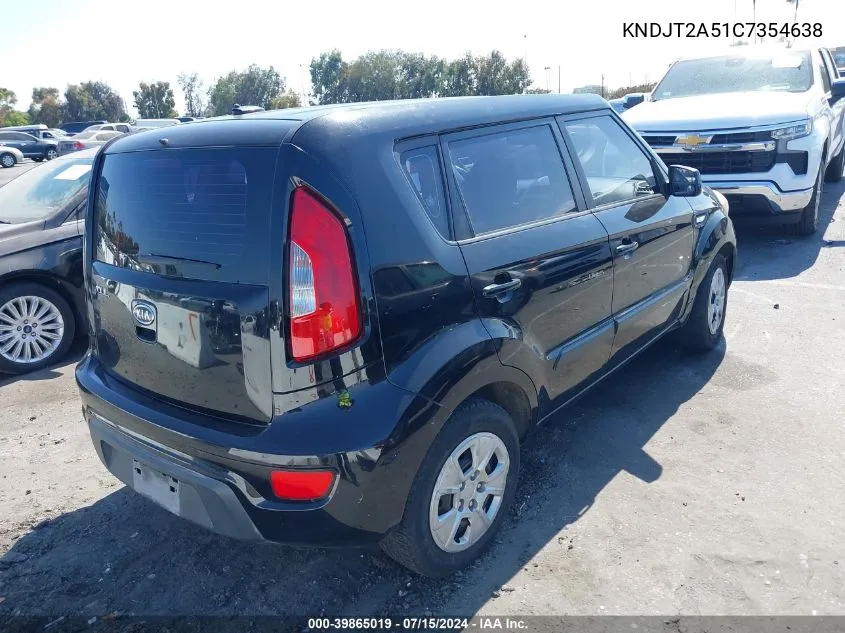 KNDJT2A51C7354638 2012 Kia Soul