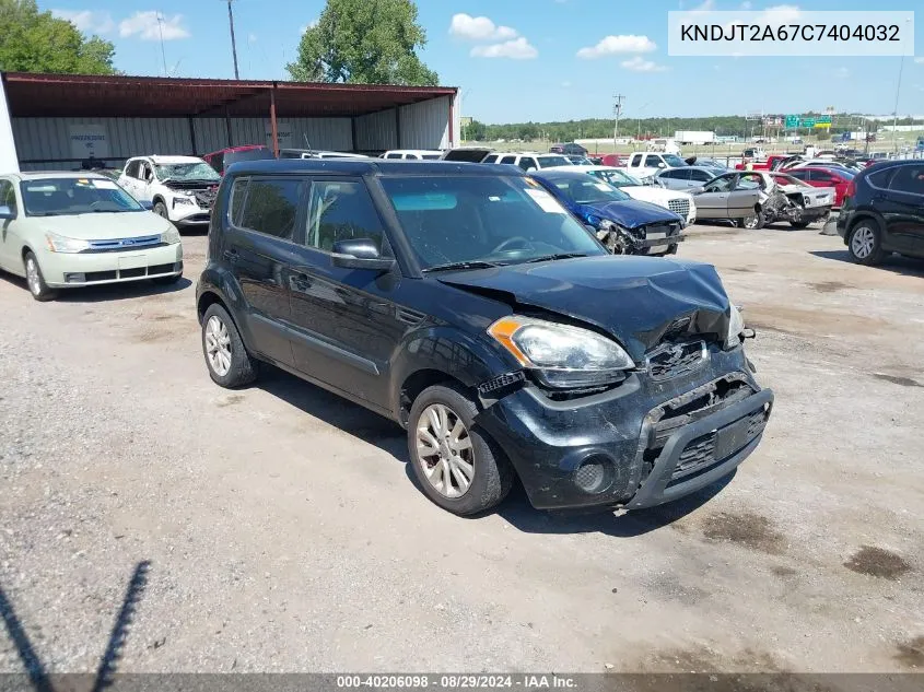 KNDJT2A67C7404032 2012 Kia Soul +