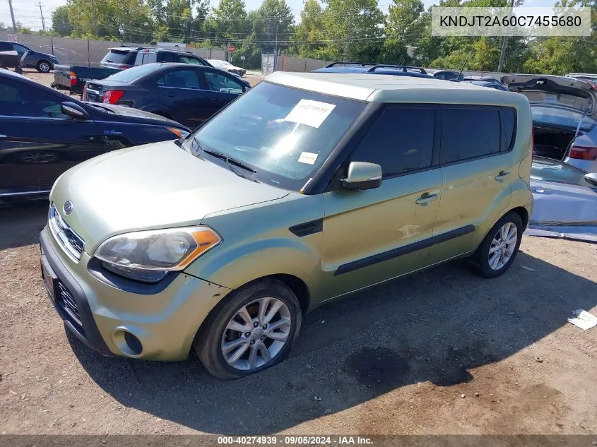 KNDJT2A60C7455680 2012 Kia Soul +