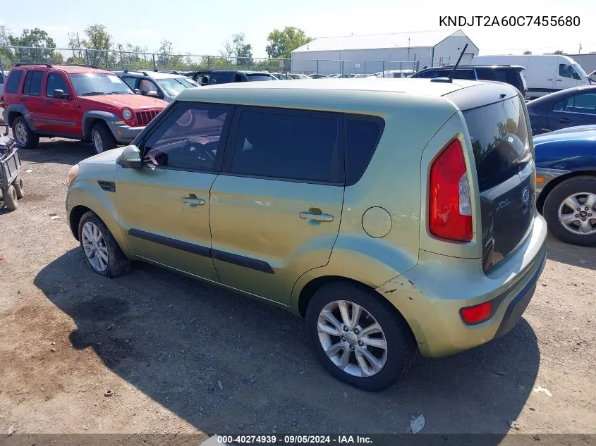 KNDJT2A60C7455680 2012 Kia Soul +