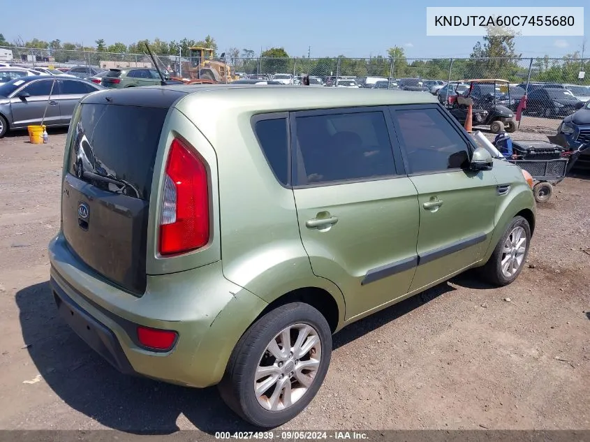 KNDJT2A60C7455680 2012 Kia Soul +