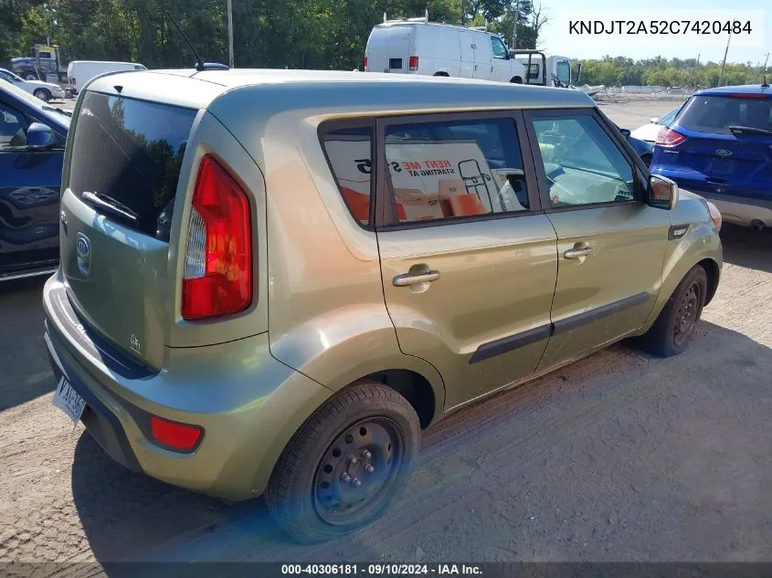 KNDJT2A52C7420484 2012 Kia Soul