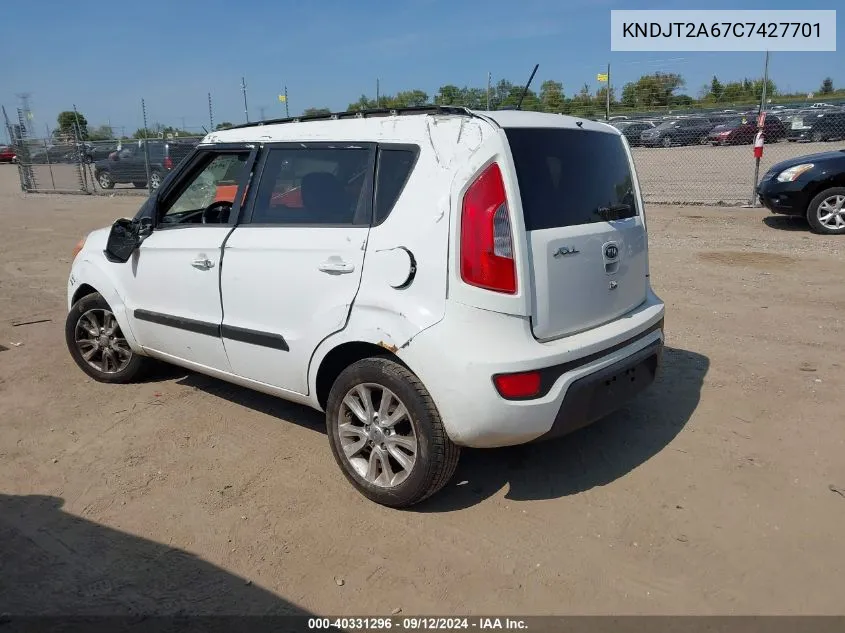 KNDJT2A67C7427701 2012 Kia Soul +/!/Sport