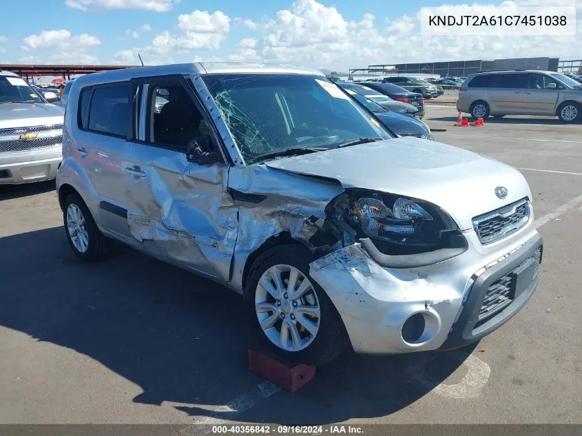 KNDJT2A61C7451038 2012 Kia Soul +