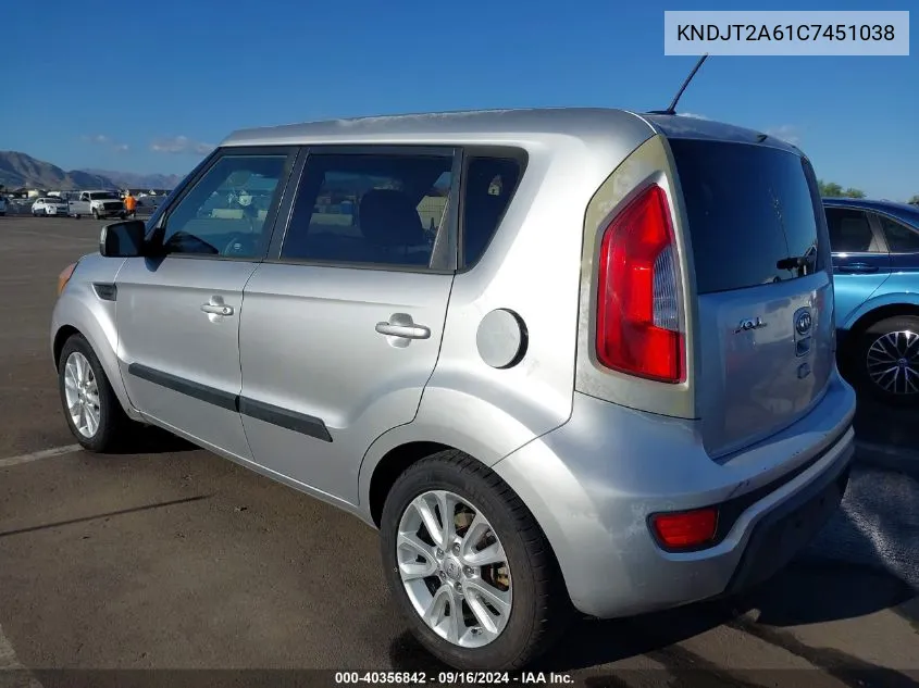 KNDJT2A61C7451038 2012 Kia Soul +