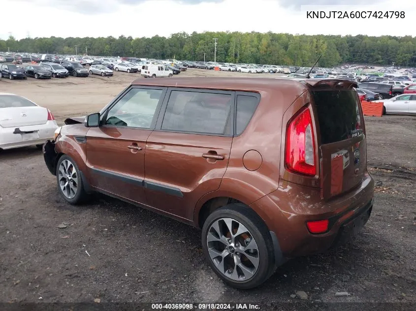 KNDJT2A60C7424798 2012 Kia Soul !