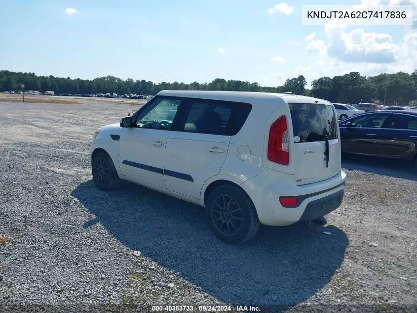 KNDJT2A62C7417836 2012 Kia Soul +