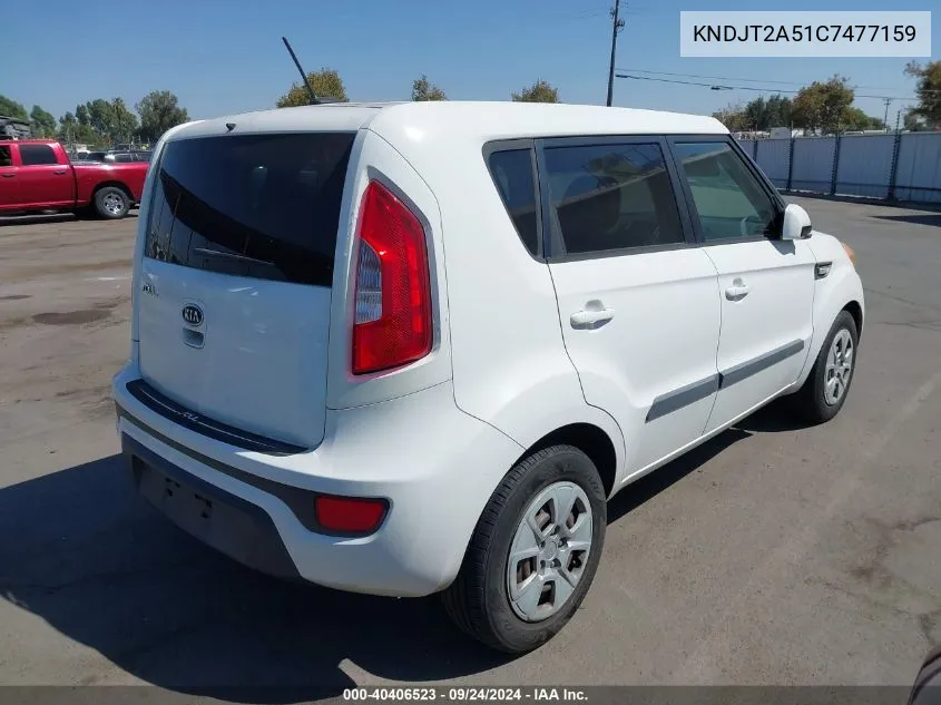 KNDJT2A51C7477159 2012 Kia Soul