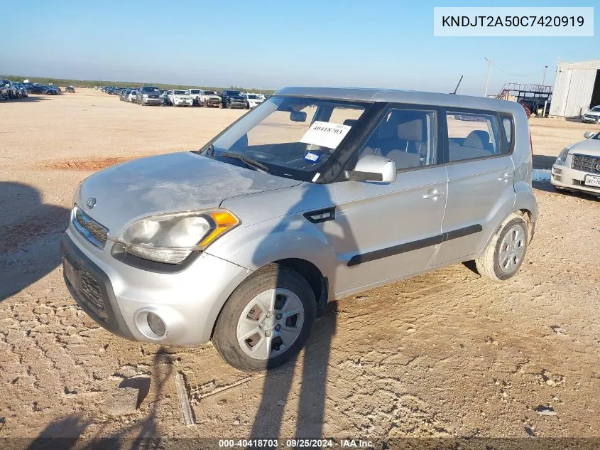 KNDJT2A50C7420919 2012 Kia Soul