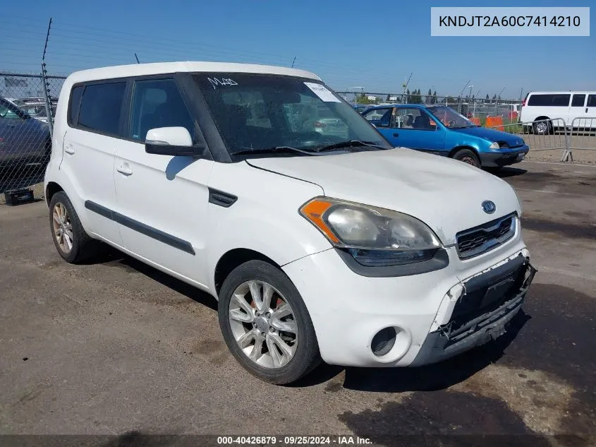 KNDJT2A60C7414210 2012 Kia Soul +