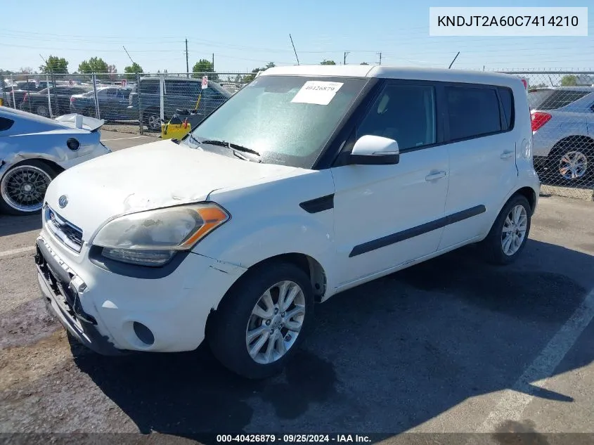 KNDJT2A60C7414210 2012 Kia Soul +