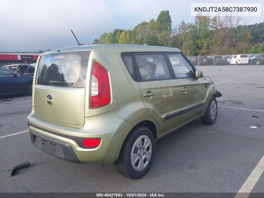 KNDJT2A58C7387930 2012 Kia Soul