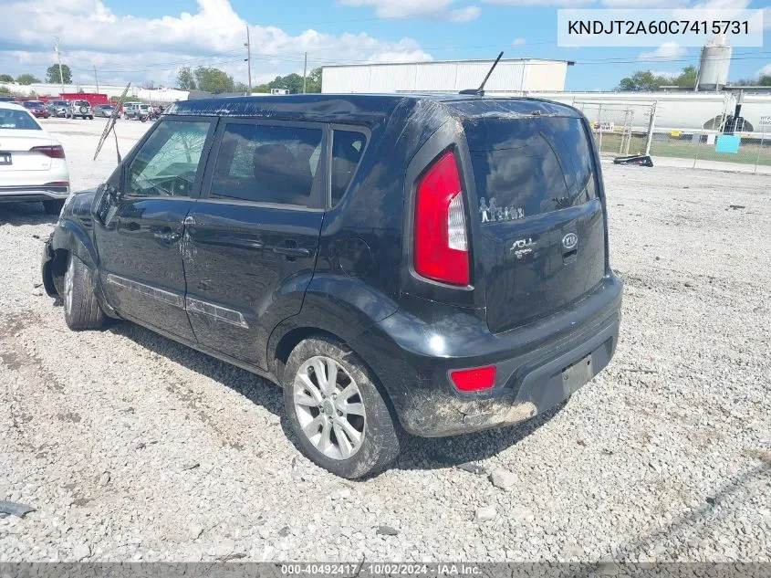 KNDJT2A60C7415731 2012 Kia Soul +