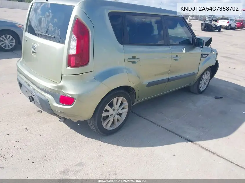 KNDJT2A54C7358702 2012 Kia Soul