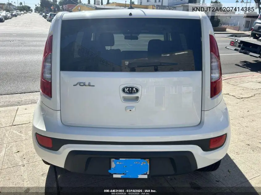 KNDJT2A62C7414385 2012 Kia Soul +