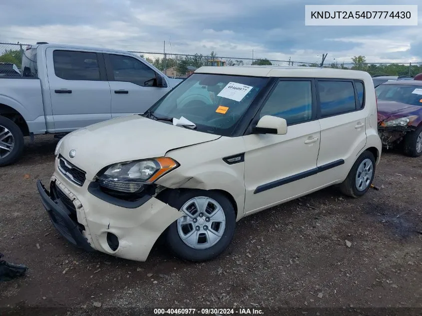 KNDJT2A54D7774430 2013 Kia Soul