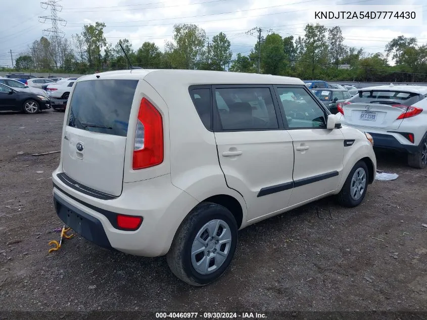 KNDJT2A54D7774430 2013 Kia Soul