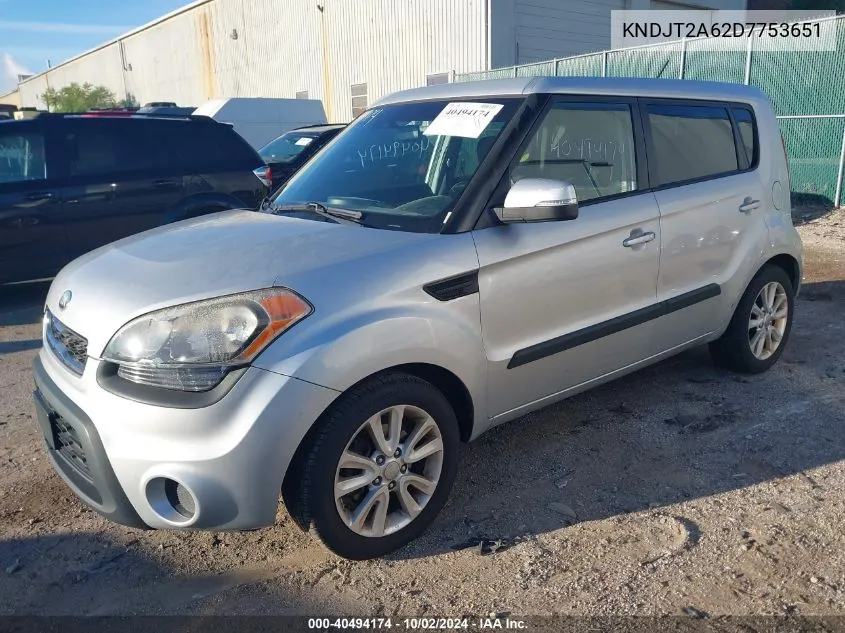 KNDJT2A62D7753651 2013 Kia Soul +