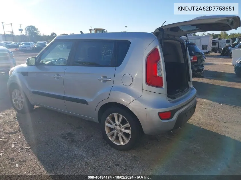 KNDJT2A62D7753651 2013 Kia Soul +