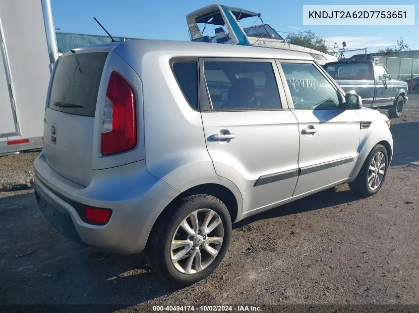 KNDJT2A62D7753651 2013 Kia Soul +