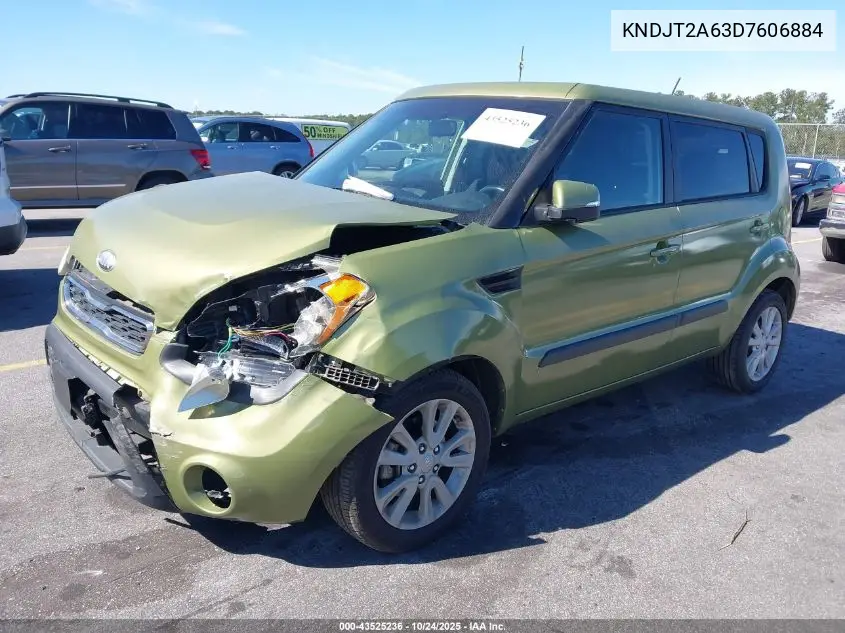 KNDJT2A63D7606884 2013 Kia Soul +