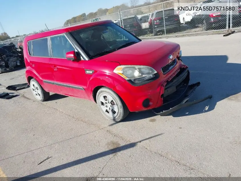 KNDJT2A55D7571580 2013 Kia Soul