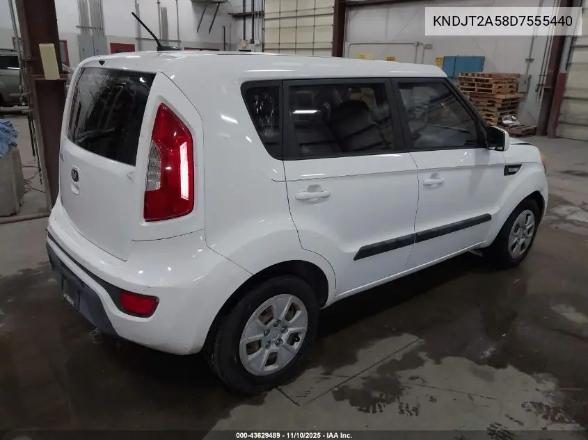 KNDJT2A58D7555440 2013 Kia Soul