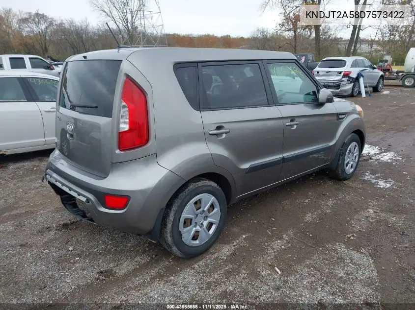 KNDJT2A58D7573422 2013 Kia Soul