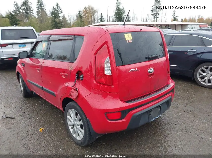 KNDJT2A63D7583476 2013 Kia Soul +