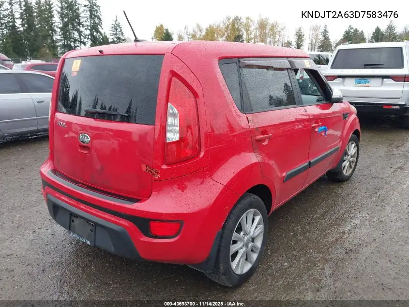 KNDJT2A63D7583476 2013 Kia Soul +